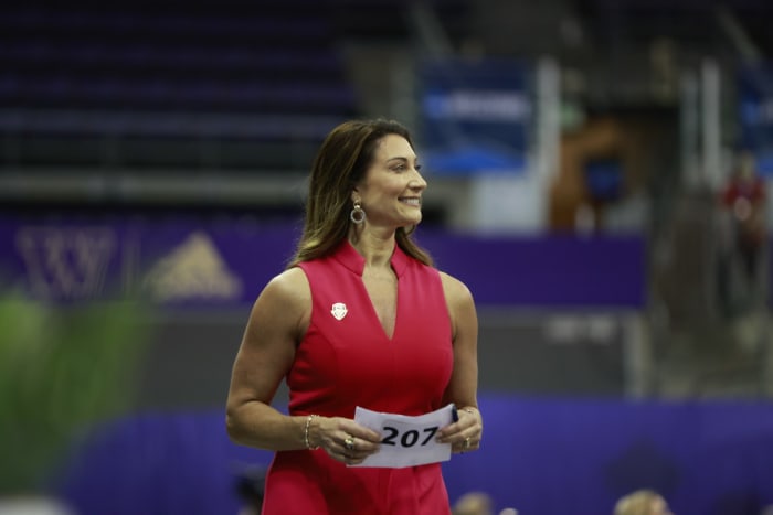 Alabama gymnastics coach Dana Duckworth
